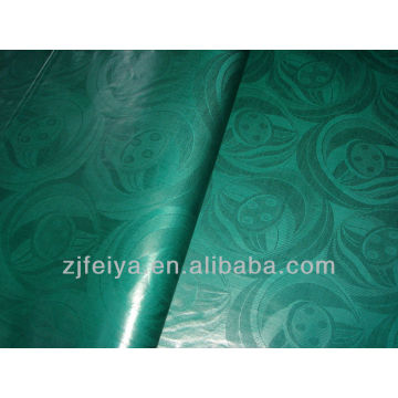 Green Color African dressing Fabric Damask Cheap Guinea Brocade Bazin Riche 100%Cotton